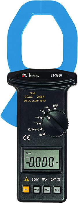 ALICATE AMPERÍMETRO DIGITAL MINIPA ET-3990