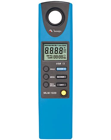 LUXÍMETRO COM DATALOGGER E INTERFACE USB