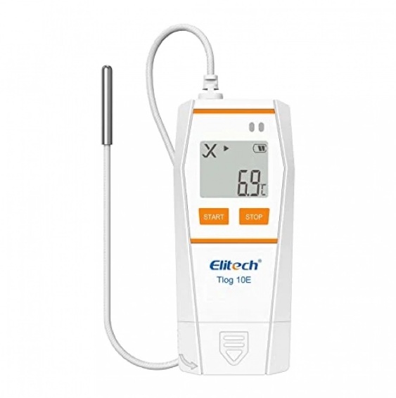 DATALOGGER DE TEMPERATURA COM SENSOR EXTERNO E CERTIFICADO DE CALIBRAÇÃO RASTREÁVEL À RBC