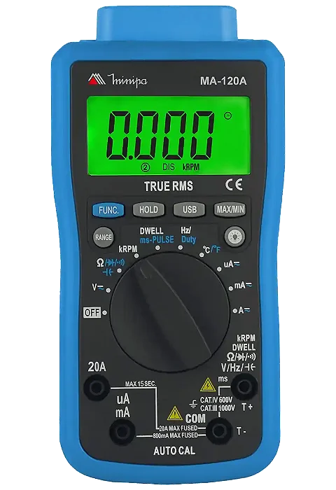 MULTÍMETRO AUTOMOTIVO DIGITAL CAT IV 600V / CAT III 1000V TRUE RMS