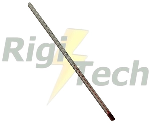 Termômetro Químico Escala Externa Álcool (liq. vermelho)