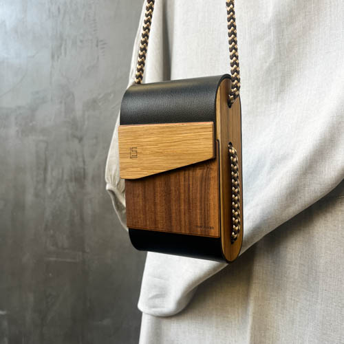 Bolsa Vertical madeira Carvalho e Nogueira