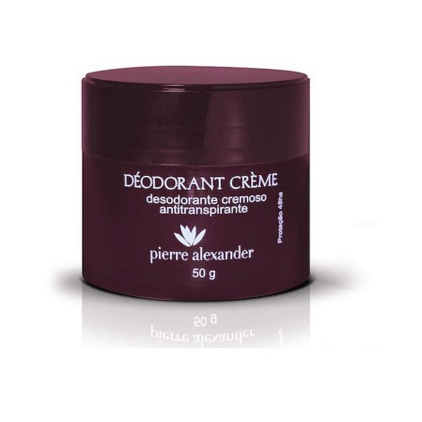Desodorante em Creme Antitranspirante 48h Vinho 50g | Pierre Alexander