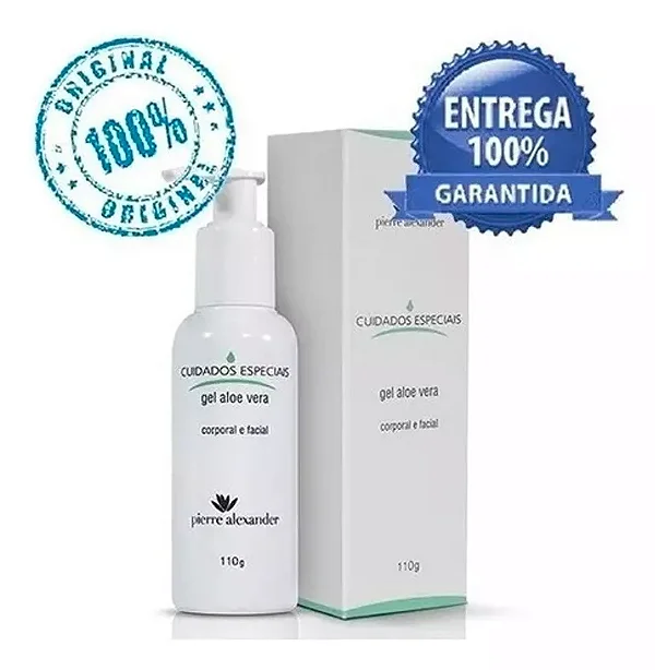 Gel Aloe Vera Pierre Alexander 110g - Hidratante Corporal e Facial
