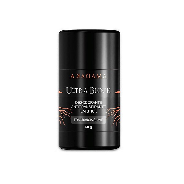 Desodorante Antitranspirante Stick Ultra-Block Fragrância Suave 50g | Akadama