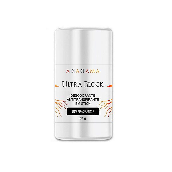Desodorante Antitranspirante Stick Ultra-Block Sem Perfume 50g | Akadama