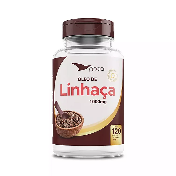 Suplemento Óleo de Linhaça - 120 CGM - GLOBAL