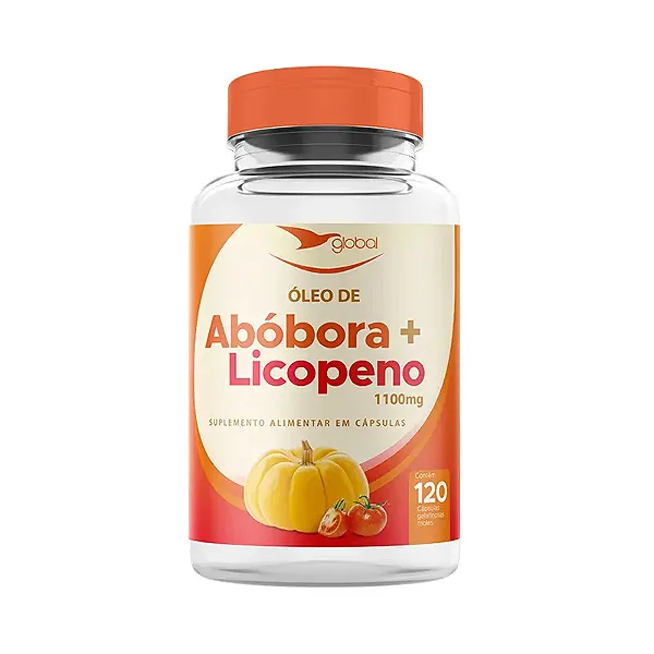 Suplemento Óleo de Semente de Abóbora + Licopeno - 120 CGM - GLOBAL