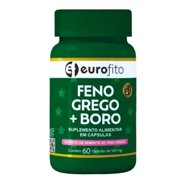 Suplemento Feno Grego + Boro - 60 CPS - EUROFITO