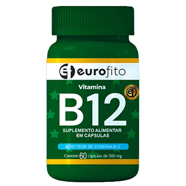 Suplemento Vitamina B12 - 60 CPS - EUROFITO