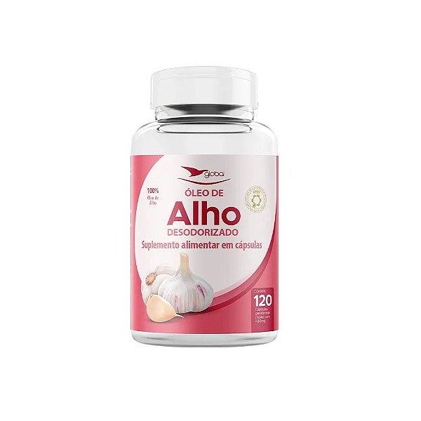 Óleo de Alho Desodorizado com Alicina 3mg - 120 cápsulas | Global Suplementos