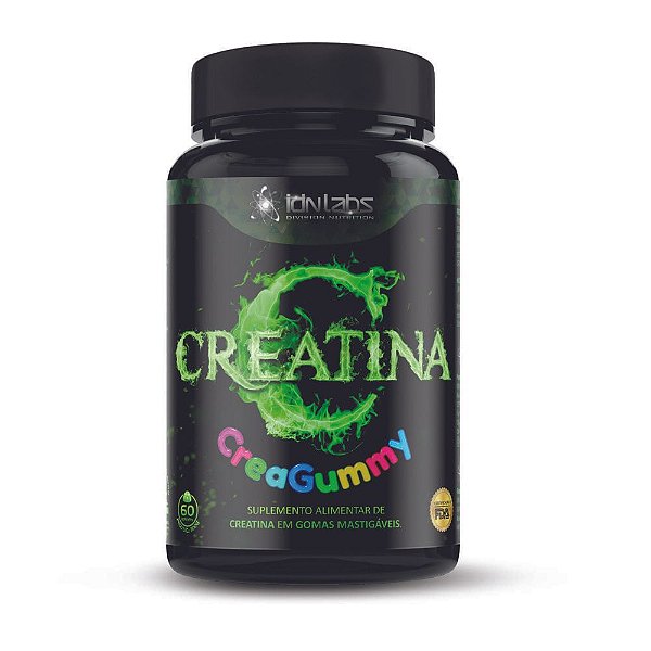 Creatina CreaGummy - 60 Gomas - Uva Verde - IDNLABS