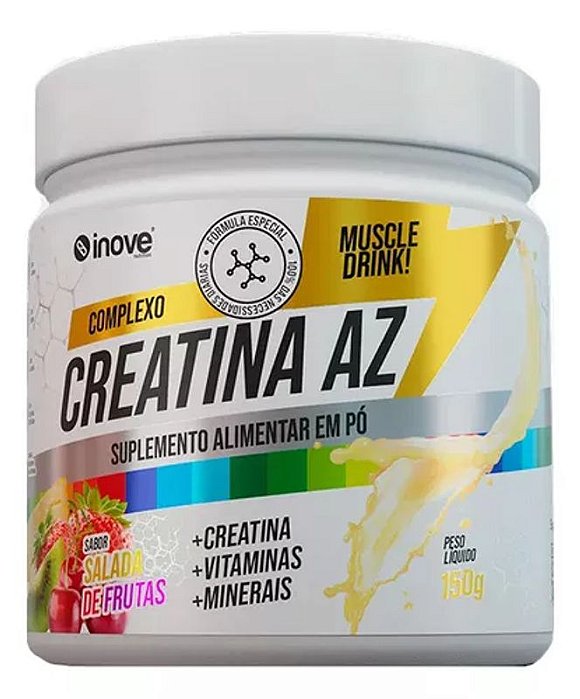Creatina Polivitaminico AZ Pó (Salada Frutas) - 150g - Inove Nutrition