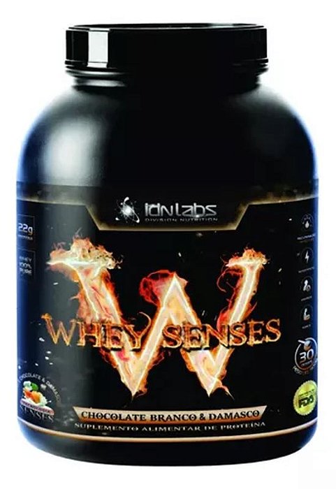 Whey Protein Senses - Chocolate Branco c/ Damasco - IDNLABS