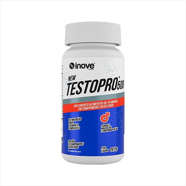 Suplemento Polivitaminico NEW TestoPRO 500 - 30 CPDs - INOVE