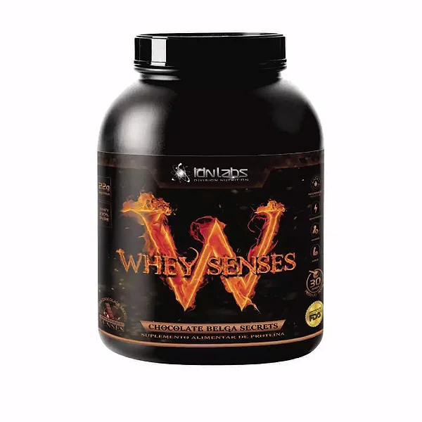 Suplemento Whey Protein Senses - Chocolate Belga - IDNLABS