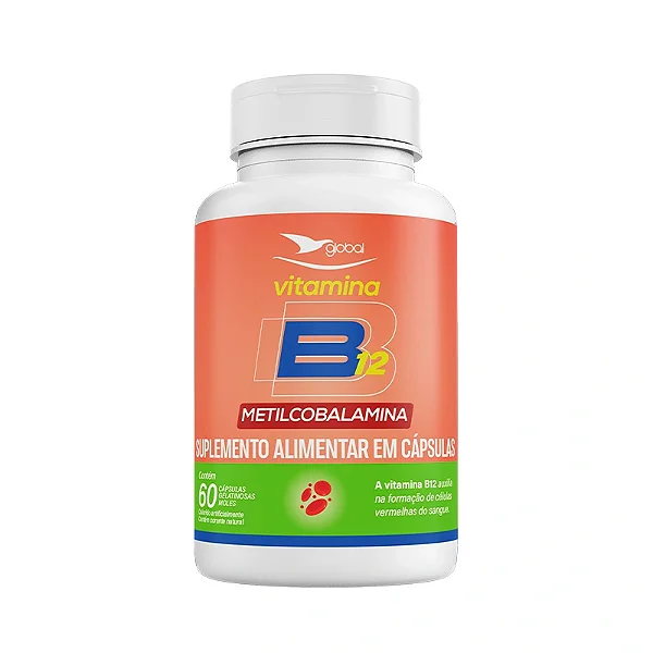 Vitamina B12 Metilcobalamina - 60 CGM - GLOBAL