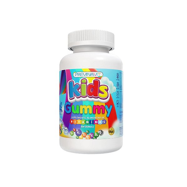 Multivitamínico Criança Vitamina Infantil 14 Vitaminas C D Zinco Previnavit Goma | IdnLabs