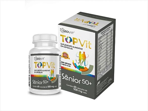 Suplemento PoliVitaminico TopVit SENIOR 50+ - 60CPS - GEOVIT