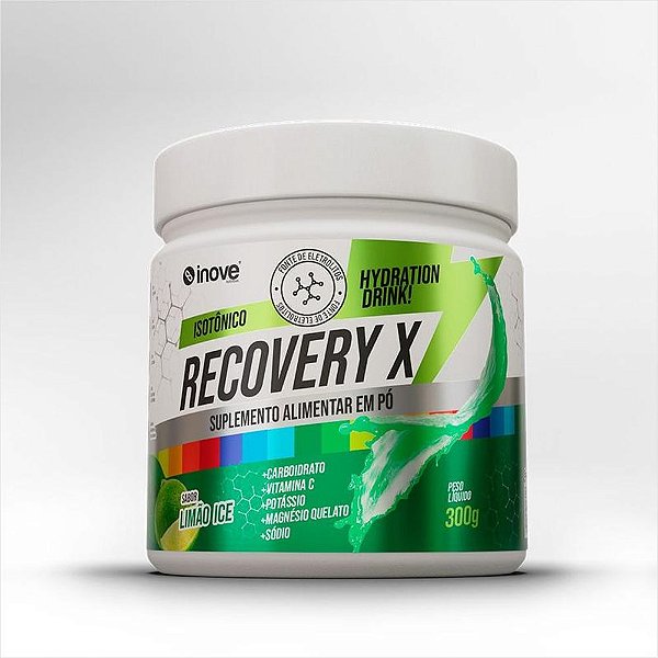 Suplemento Pós Treino Recovery X - 300g - Sabor Limao - INOVE