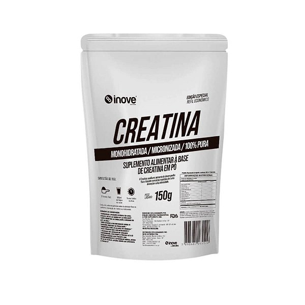 Creatina Monohidratada Pura Micronizada 150g 50 Doses Pouch | IdnLabs