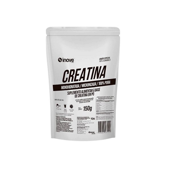 Creatina Monohidratada Pura Micronizada 150g 50 Doses Pouch | IdnLabs