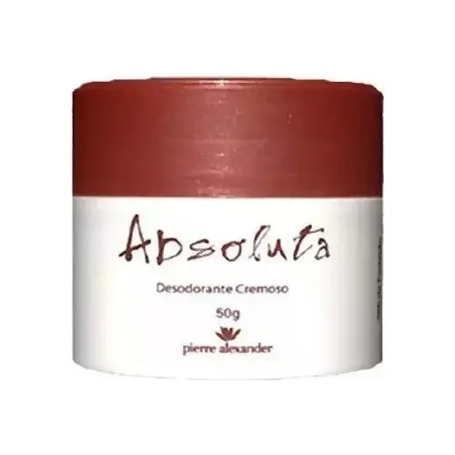 Desodorante Antitranspirante Creme Absoluta 50g 48h Pierre Alexander Sem Álcool