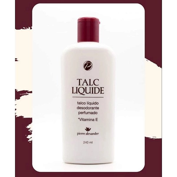 Talco Líquido Desodorante Perfumado 200ml Toque Seco | Pierre Alexander