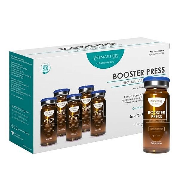 Smart Booster Press - Skinbooster Pro Melatonina - Intradermoterapia Pressurizada - Smart GR