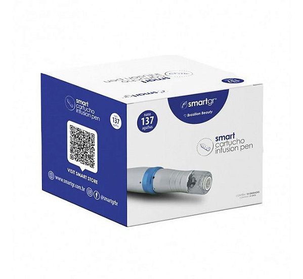 Cartucho Smart Infusion Pen - Nano 137 Agulhas - Caixa com 10 unidades - Smart Gr