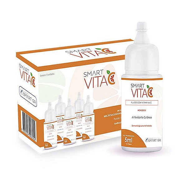 Smart Vita C - Antioxidante Cutêaneo Monodose 05 unidades - Smart Gr