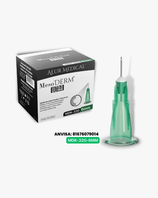 Agulha para Toxina Alur 32Gx6mm Caixa (100un)