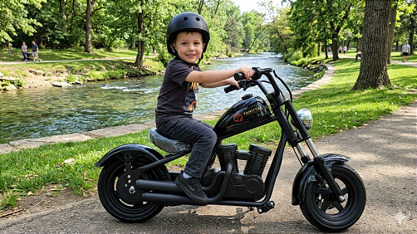 Mini moto Harley infantil elétrica