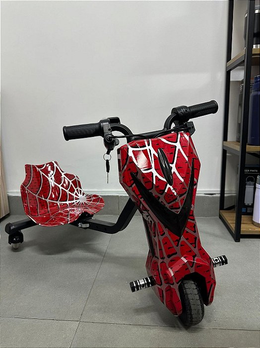 Triciclo drifit Elétrico Infantil 360° 350W Com Bluetooth LED kit de Proteção