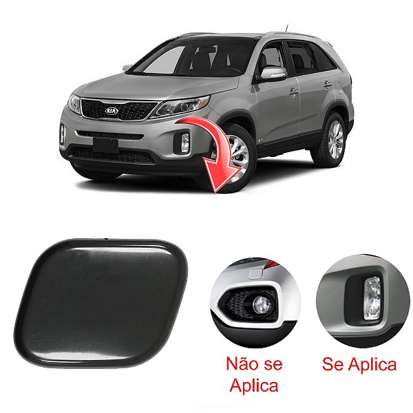Tampa Limpador Esguicho Água Farol Kia Sorento 2014 a 2015 - OEM 986812P500 Lado: Esquerdo (Motorista)