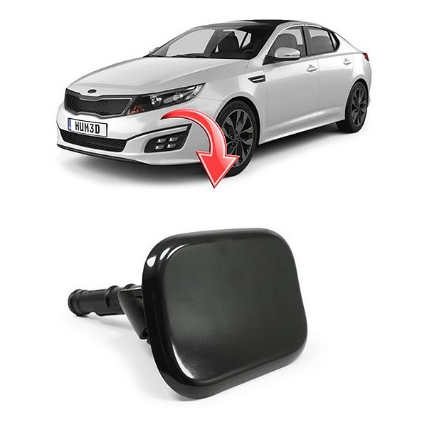 Tampa Limpador Esguicho Água Farol Kia Optima 2011 a 2014 - OEM 986804M000 Lado: Esquerdo (Motorista)