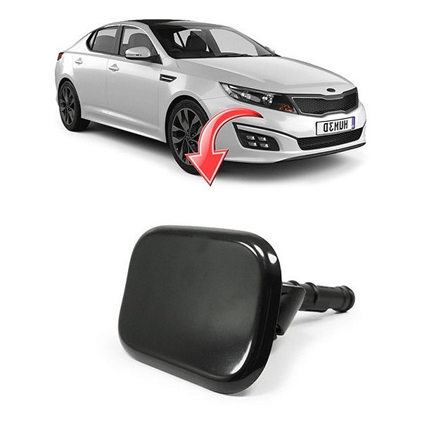 Tampa Limpador Esguicho Água Farol Kia Optima 2011 a 2014 - OEM 986904M000 Lado: Direito (Passageiro)