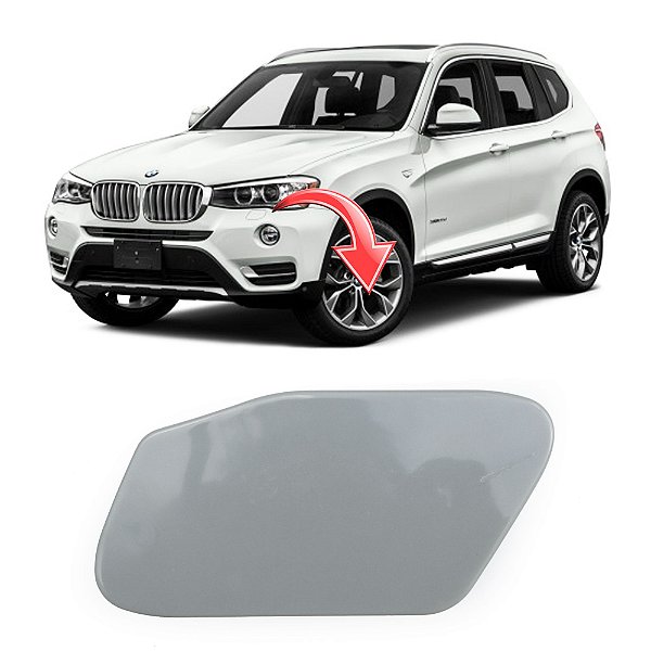 Tampa Limpador Esguicho Água Farol Bmw X3 2014 A 2016 - OEM 51117347931 Lado: Esquerdo (Motorista)