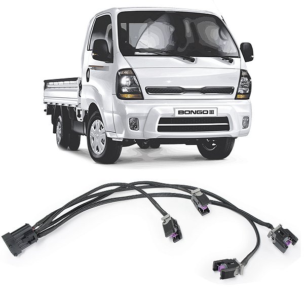 Chicote Bico Injetor Cammon Rail Kia Bongo Hyundai HR Sprinter Ssangyoung Mercedes Benz Sprinter - Kit Chicote Completo