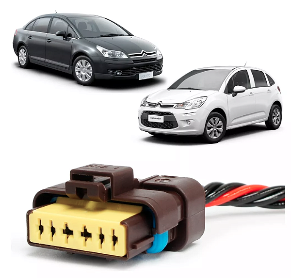 Plug Conector Chicote Bomba Combustível Citroen C3 C4 C5 Xsara Picasso Peugeot 307 - 1 X