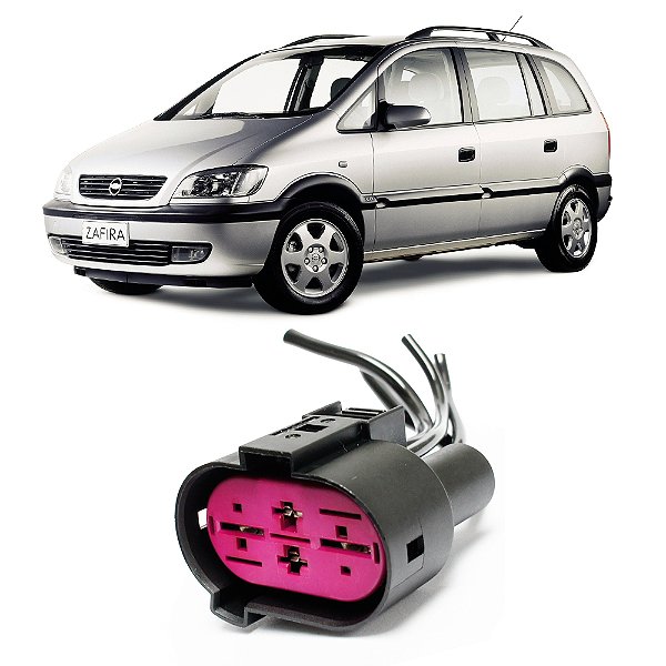 Plug Conector Chicote Resistencia Ventoinha Chevrolet Astra Meriva Vectra Zafira 2.0 - 1 X