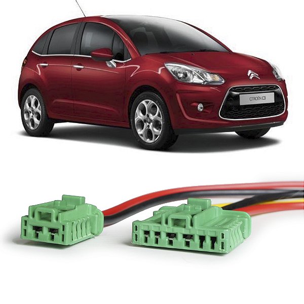 Plug Conector Chicote Resistencia Ventoinha Citroen C3 2001 a 2011 Nissan Tiida Livina Renault Master 2.5 2.8 - 2 X