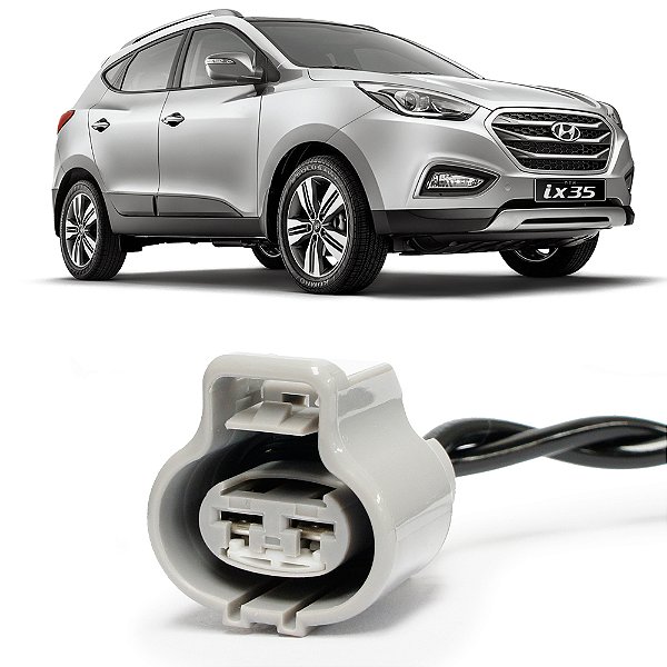 Plug Conector Chicote Resistencia Ventoinha Hyundai I30 Ix35 HB20 2 Vias - 1 X