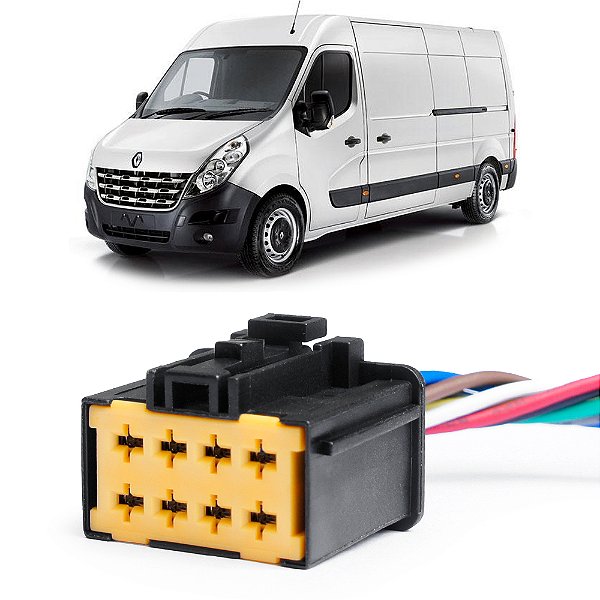 Plug Conector Chicote Resistencia Ventoinha Renault Master 2010 a 2013 - 1 X