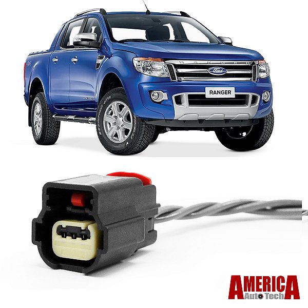 Plug Conector Chicote Sensor Estacionamento Ranger Focus Fusion Onix Prisma Cobalt Tralblazer