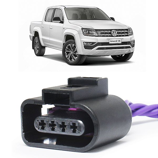 Plug Conector Chicote Sensor Map Temperatura Volkswagen Audi 1J0973704 - 1 X