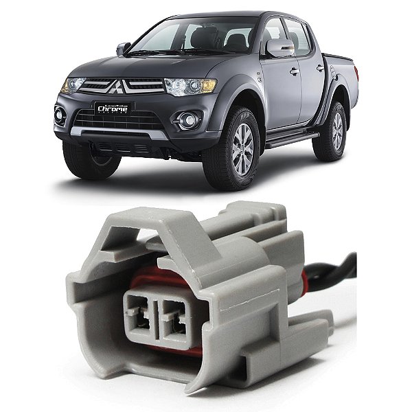 Plug Conector Chicote Bomba Alta Pressão Mitsubishi L200 Dakar Full 3.2 - 1 X