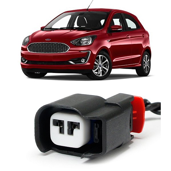 Plug Conector Chicote Bico Injetor Ford Ká 1.5 3cc 2015 - 1 X