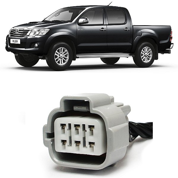 Plug Conector Chicote Bico Injetor Toyota Hilux 3.0 Diesel 2012 a 2015 - 1 X