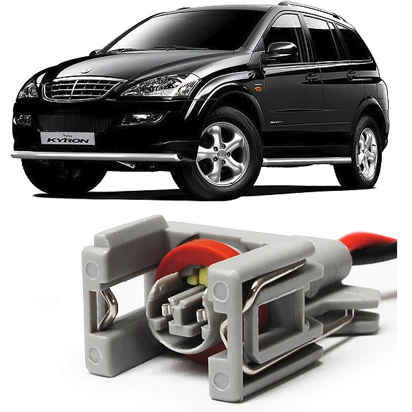 Plug Conector Chicote Bico Injetor Ssangyoung Actyon Kyron 2.0 Diesel - 1 X